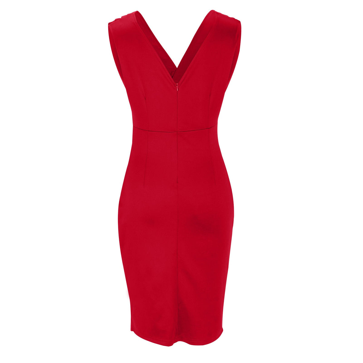 Lavenza · Vestido de escote de pico con abertura