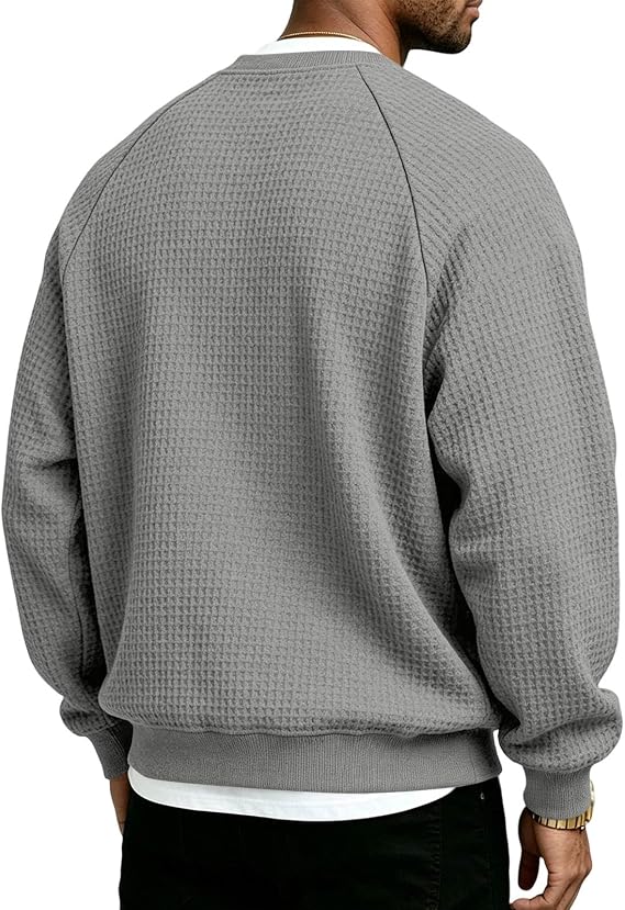 Dario · Camiseta de punto gofre con cuello de pico
