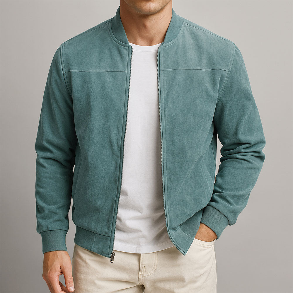 Valerio · Chaqueta efecto ante con botones