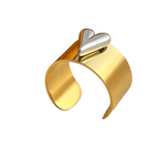 Medio Corazón · Anillo ajustable