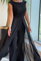 LOUNA| MONO ELEGANTE SIN MANGAS
