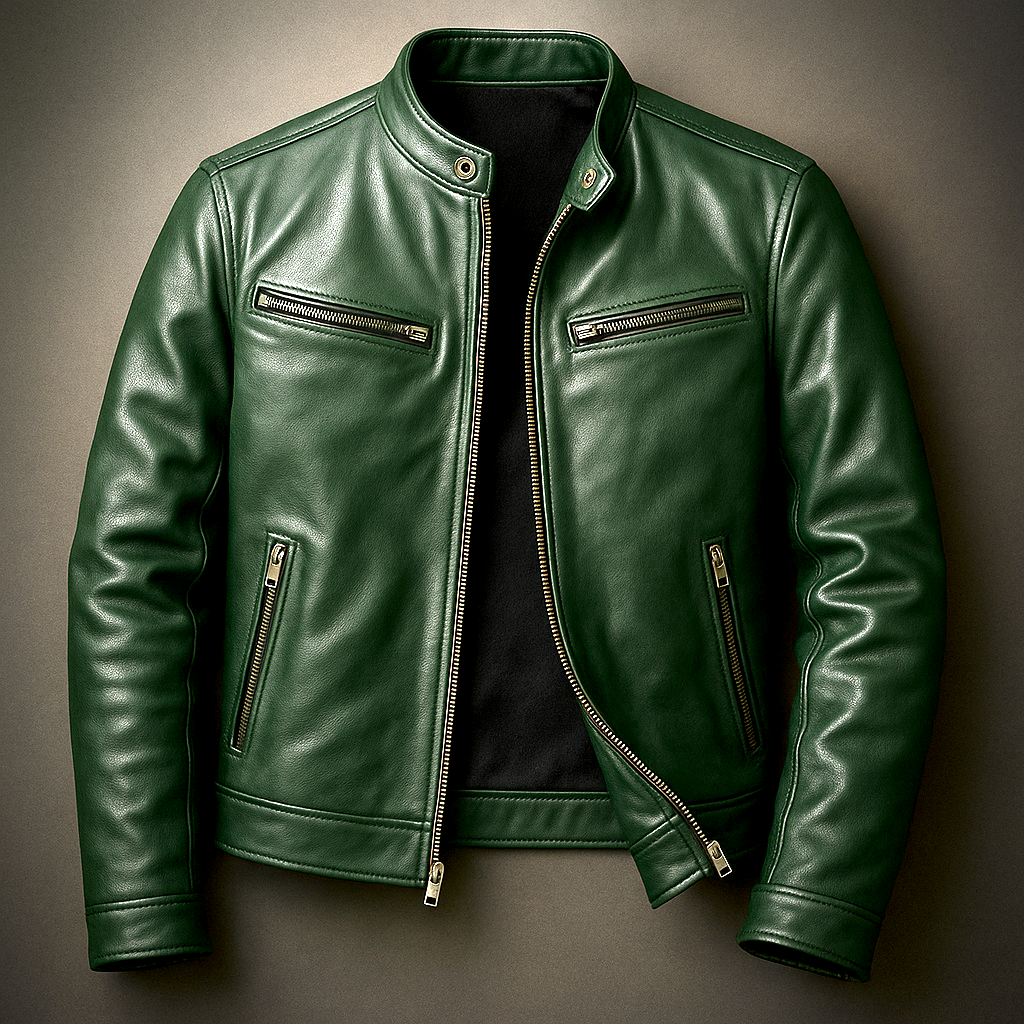 Guido · Chaqueta efecto piel vintage
