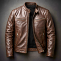 Guido · Chaqueta efecto piel vintage