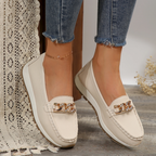 Estefanía · Mocasín con hebilla joya