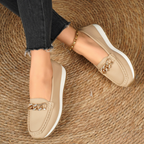 Estefanía · Mocasín con hebilla joya