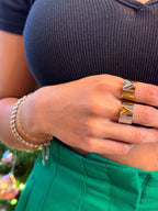 Medio Corazón · Anillo ajustable
