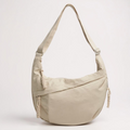 Elena · Bolso de hombro en nailon — Beige
