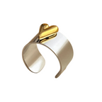 Medio Corazón · Anillo ajustable