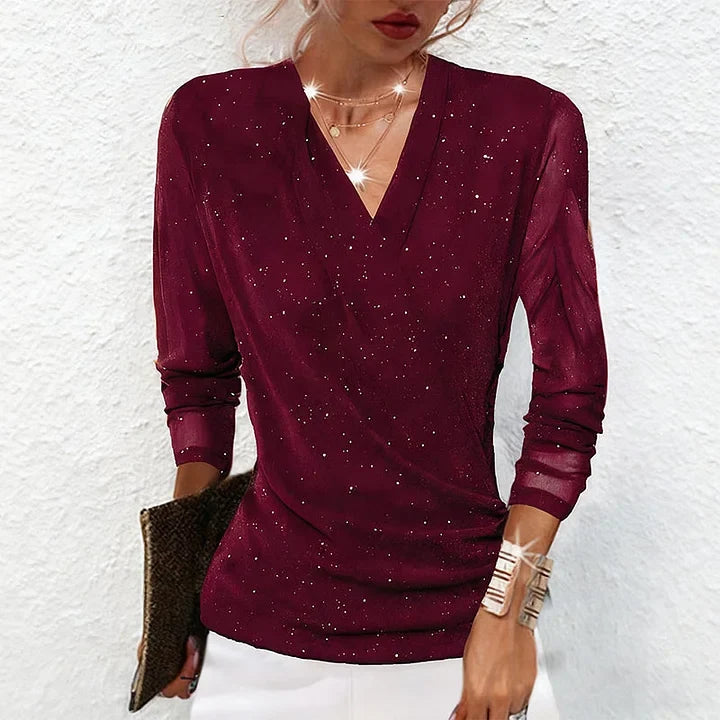 LUMIÈRE | BLUSA ELEGANTE CON BRILLO