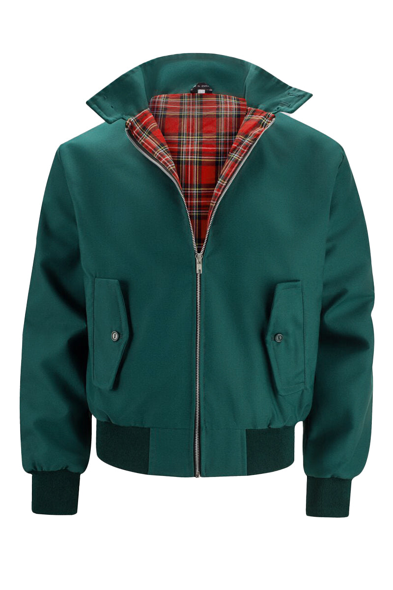 Harryson · Chaqueta Harrington con forro tartán