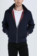 Harryson · Chaqueta Harrington con forro tartán