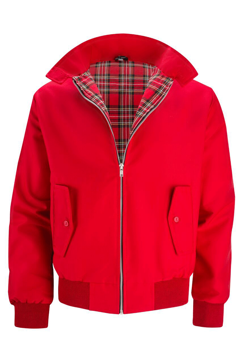 Harryson · Chaqueta Harrington con forro tartán