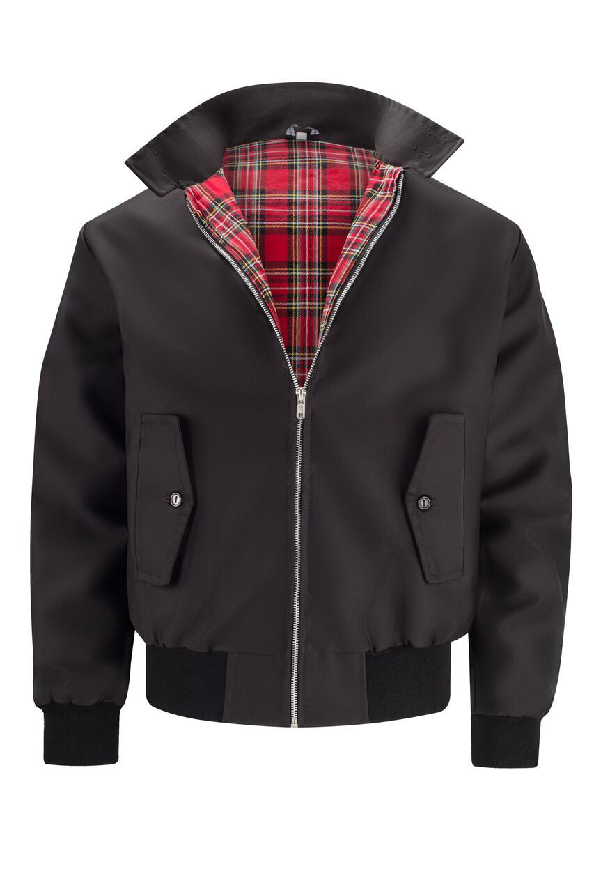 Harryson · Chaqueta Harrington con forro tartán
