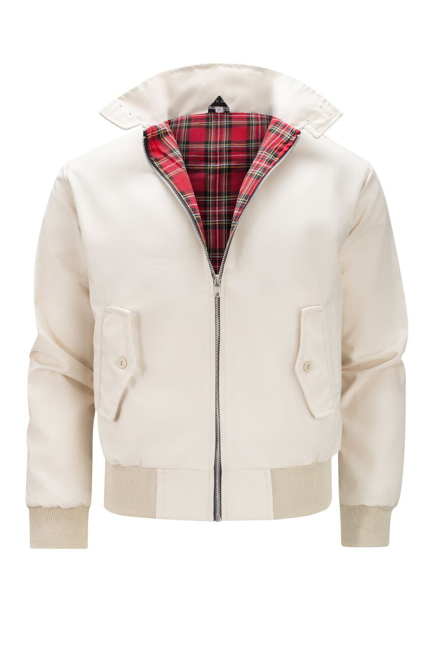Harryson · Chaqueta Harrington con forro tartán