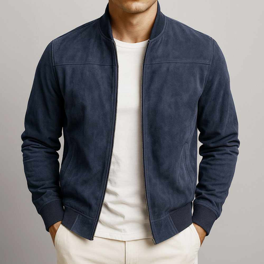 Valerio · Chaqueta efecto ante con botones