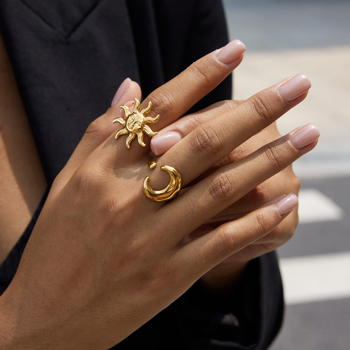Sole & Luna · Anillo ajustable