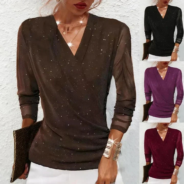LUMIÈRE | BLUSA ELEGANTE CON BRILLO