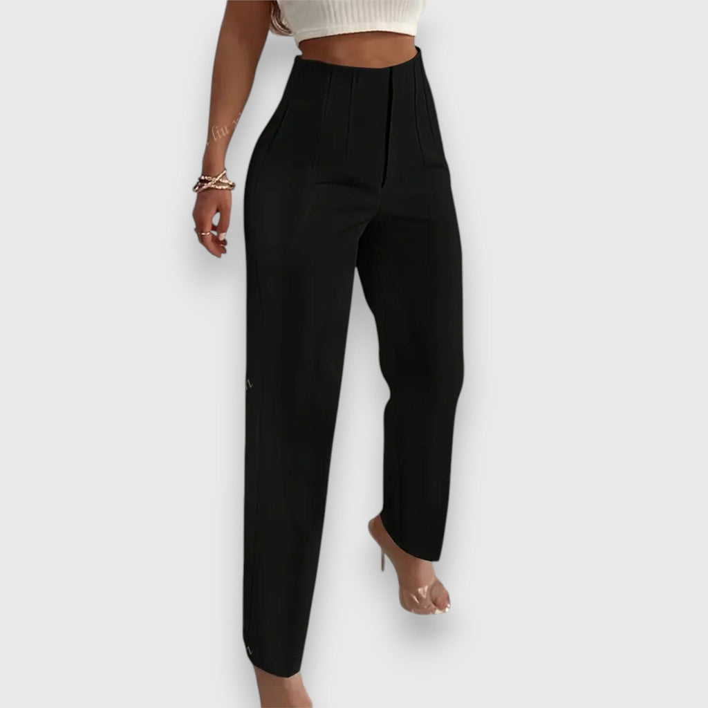 Jamie · Pantalón recto de tiro alto