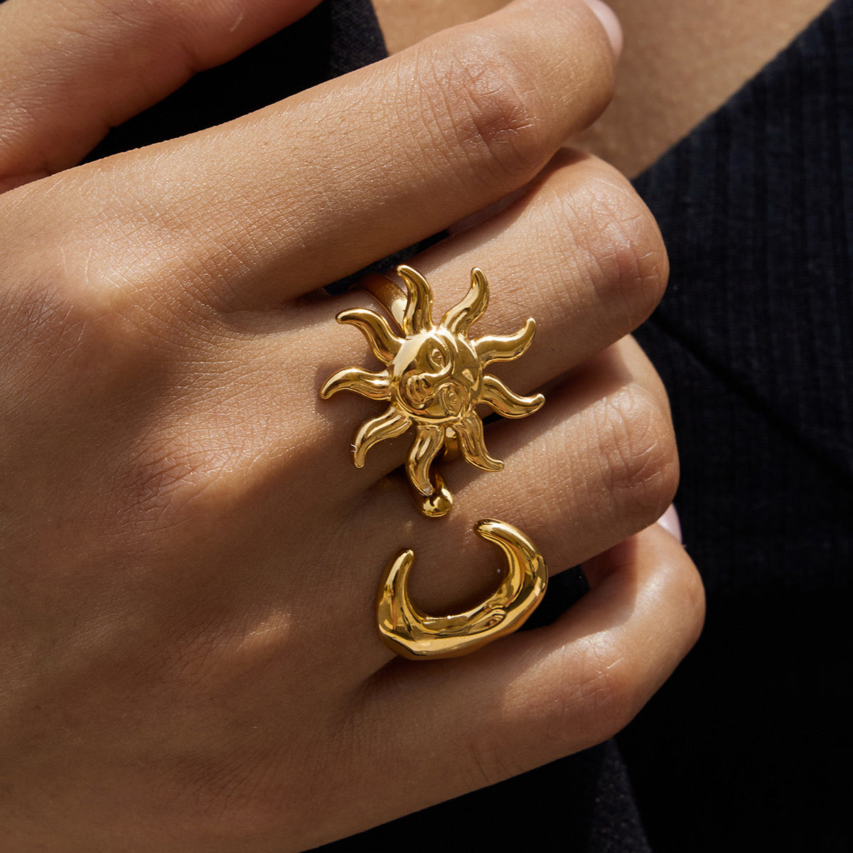 Sole & Luna · Anillo ajustable