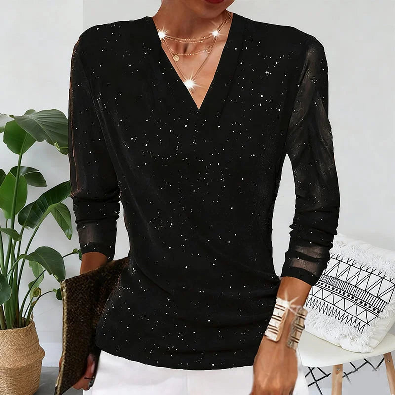 LUMIÈRE | BLUSA ELEGANTE CON BRILLO
