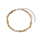 Serpiente · Pulsera de doble cadena