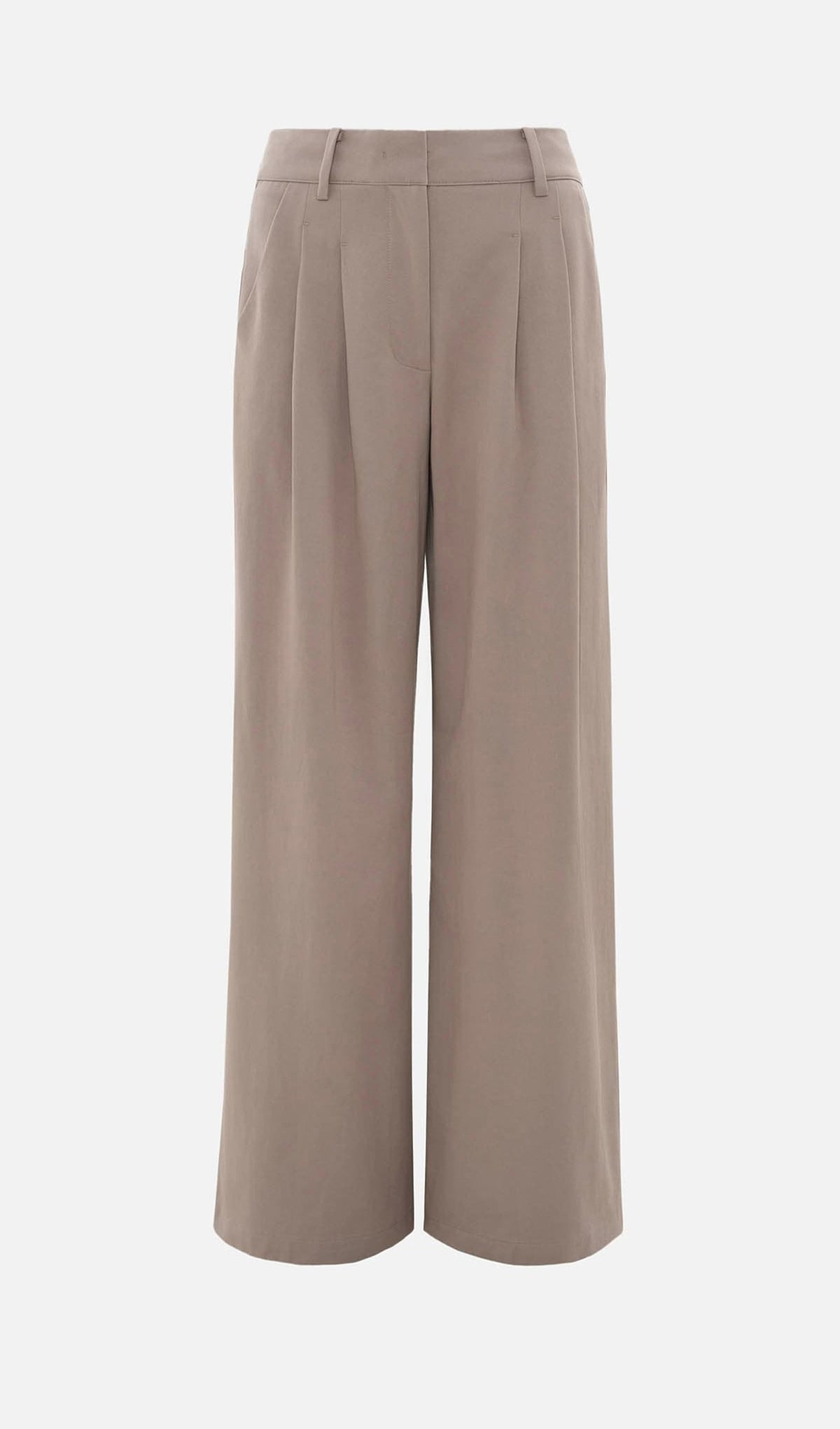 PANTALÓN DE PINZA HOLGADO DE ALGODÓN