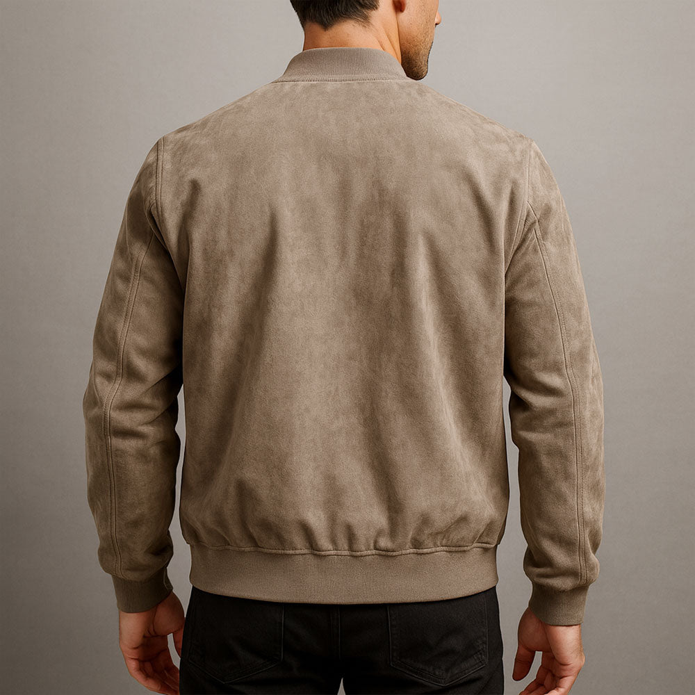 Valerio · Chaqueta efecto ante con botones