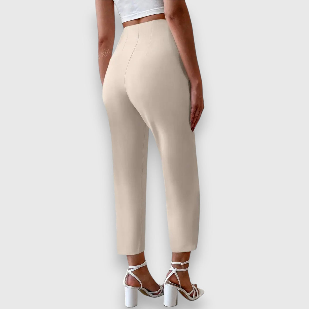 Jamie · Pantalón recto de tiro alto