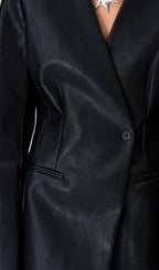 BLAZER DE CUERO VEGANO