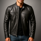 Guido · Chaqueta efecto piel vintage