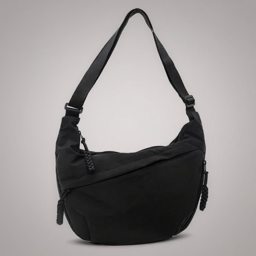 Aria · Bolso de hombro en nailon — Negro