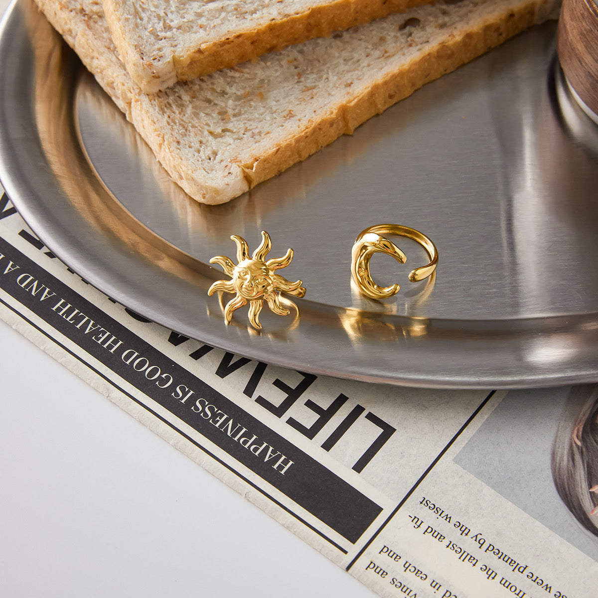 Sole & Luna · Anillo ajustable
