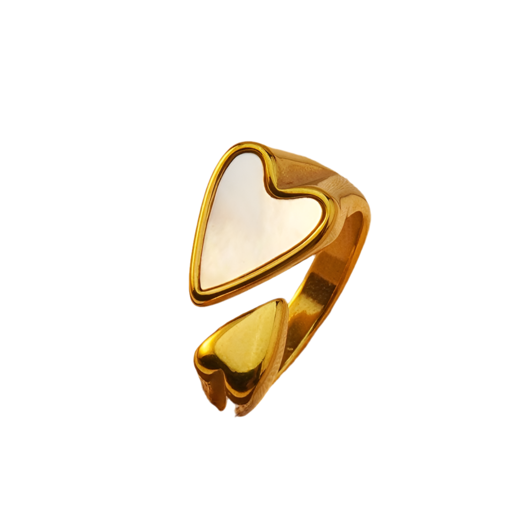 Leticia · Anillo de nácar ajustable