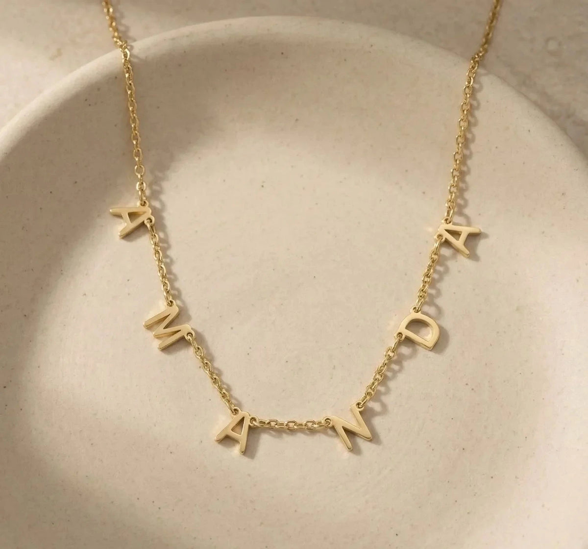 Belle - name necklace