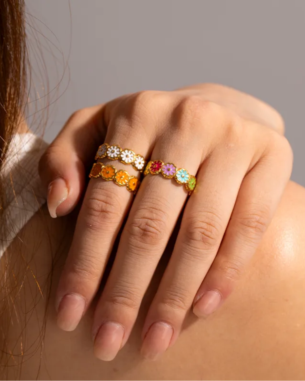 Margaritas · Anillo ajustable