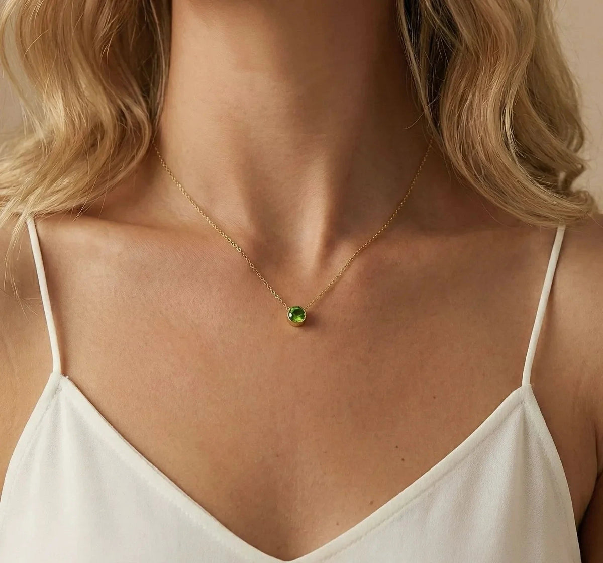 Celine - birthstone necklace