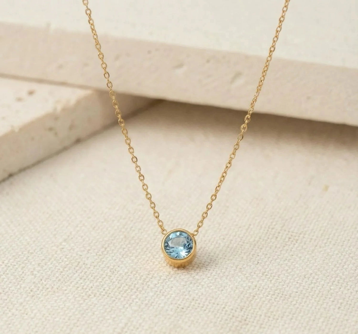 Celine - birthstone necklace