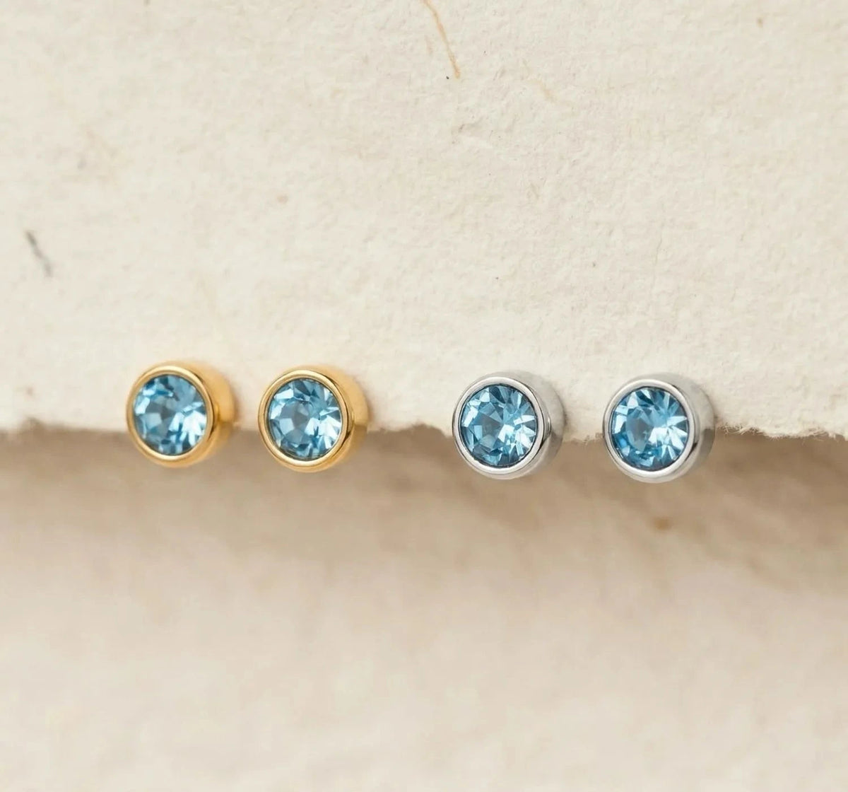 Celine - birthstone stud earrings