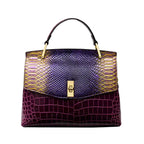 Crocelle · Bolso de hombro con textura efecto serpiente