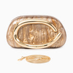 Aurelia · Clutch de fiesta con cadena dorada