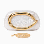 Aurelia · Clutch de fiesta con cadena dorada