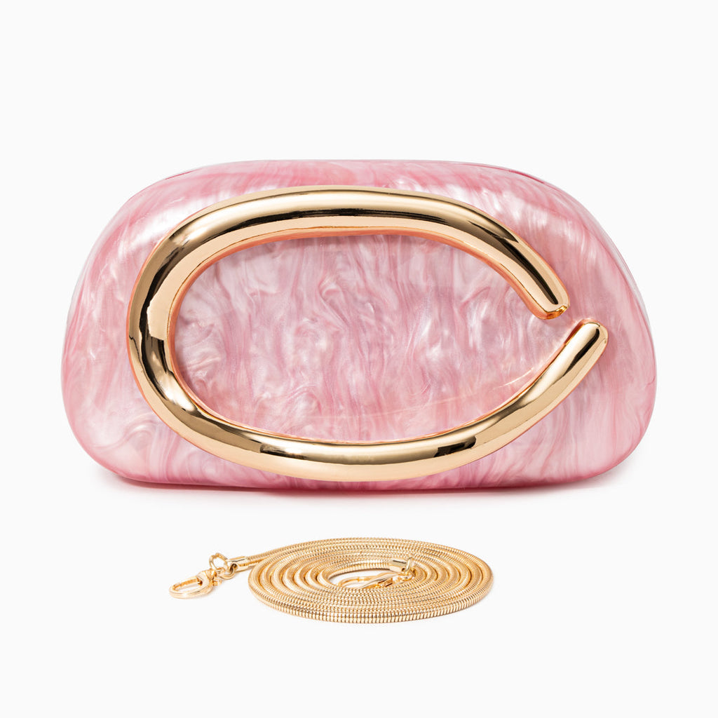 Aurelia · Clutch de fiesta con cadena dorada