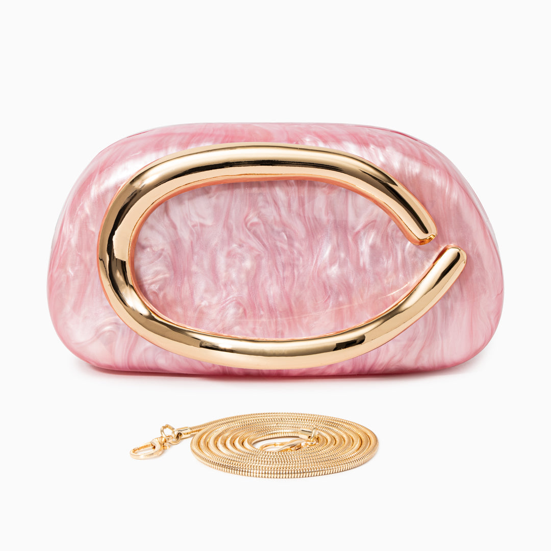 Aurelia · Clutch de fiesta con cadena dorada