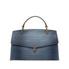Elisa · Bolso tote con textura efecto cocodrilo
