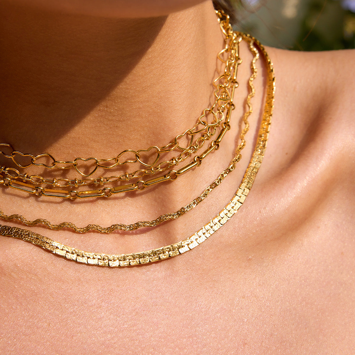 Corazón · Collar de cadena