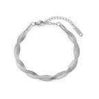 Serpiente · Pulsera de doble cadena