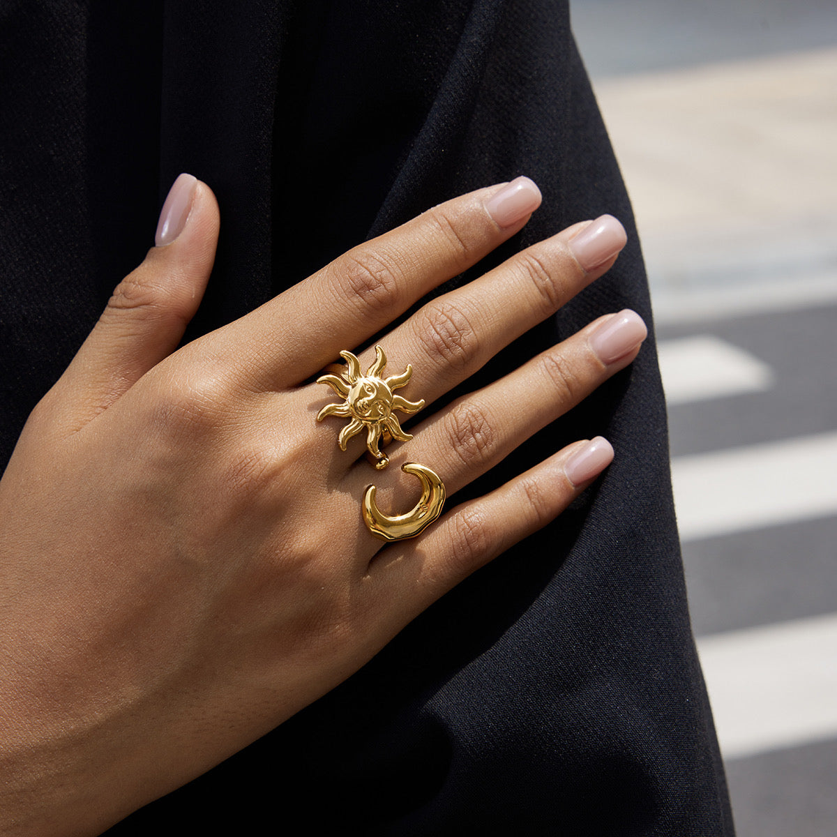 Sole & Luna · Anillo ajustable