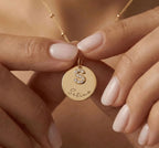 Feline - medallion necklace