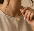 Feline - medallion necklace