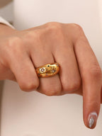 Anillo Cúpula Noche Estrellada
